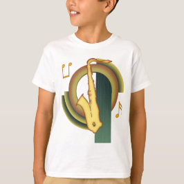 サックス デコ Tシャツ