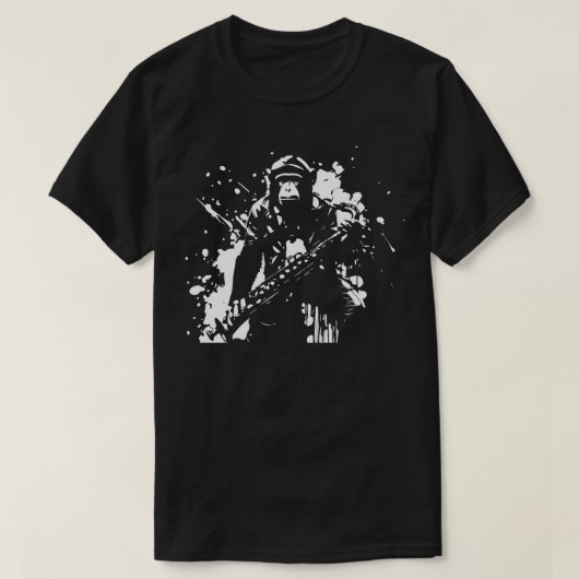 サックス・モンザル Tシャツ (デザイン正面)
