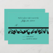 サックス/応答カード 出欠カード (正面/裏面)