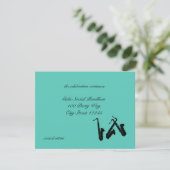 サックス/披露宴カード エンクロージャーカード (スタンド正面)