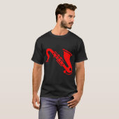 サックス - 赤 Tシャツ (正面フル)