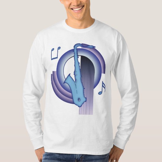 サックス Deco2 Tシャツ (正面)