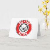 サックフォックス国旗アメリカ先住民アメリカ民族記号ind カード (黄色い花)