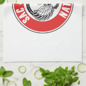 サックフォックス国旗アメリカ先住民アメリカ民族記号ind キッチンタオル (折り畳み)