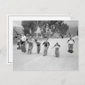 サックレース, 1940 ポストカード (正面/裏面)