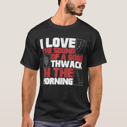 サック弓矢引用文 Tシャツ (正面)