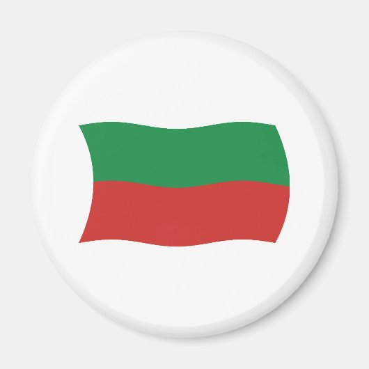 サック&キツネ国家(アイオワ)国旗の磁石 マグネット (正面)