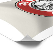 サック&キツネ国家（オクラホマ）国旗のポスタープリント ポスター (角)