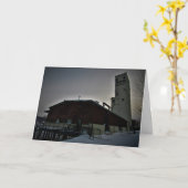 「サック・ハウス」クリスマスカード カード (黄色い花)