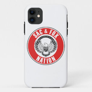 サック·フォックス·フラグアメリカン·先住民·ユーサ·エスニック·シン iPhone 11 ケース