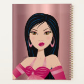 サッシアジアングラムガールフェイクバラ金ゴールドプランナー プランナー手帳 (裏面)