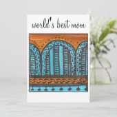 サッシアンドスイートマザーズデイブランチ招待状 招待状 (スタンド正面)