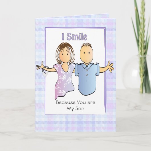 サッシスナーキーソンおもしろいことわざ漫画誕生日 カード (正面)