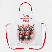 サッシトナディアオールオーバープリントエプロン エプロン (正面)