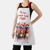 サッシトナディアオールオーバープリントエプロン エプロン (インサイチュ)