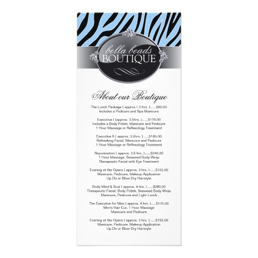 サッシブスタイリッシュティックラックカード ラックカード (正面)