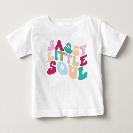 サッシリトルソウル ベビーTシャツ (正面)