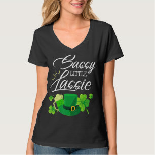 サッシリトルラシーセントパトリックおもしろいズ日 Tシャツ