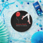 サッシレッドスティレットハイヒール誕生日 ペーパープレート (パーティー)