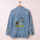 サッシーおばあちゃんがフリークホールトリブレンドSに入る デニムジャケット (ハンガー)