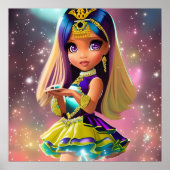 サッシーお洒落プリンセスピンクティアラ民族星 ポスター (正面)