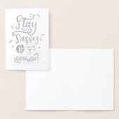 サッシーとカフェインを続ける 箔カード (ディスプレー)