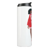 サッシーなアフリカ系アメリカ人「デルタディヴァ」 タンブラー (回転左)