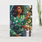 サッシーなサンタのPJs シーズンカード (正面)