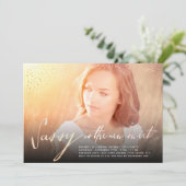 サッシーは新しい甘い16th誕生日パーティー招待状 招待状 (スタンド正面)