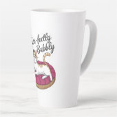 サッシーキャットカクテルシール カフェラテマグ (右アングル)