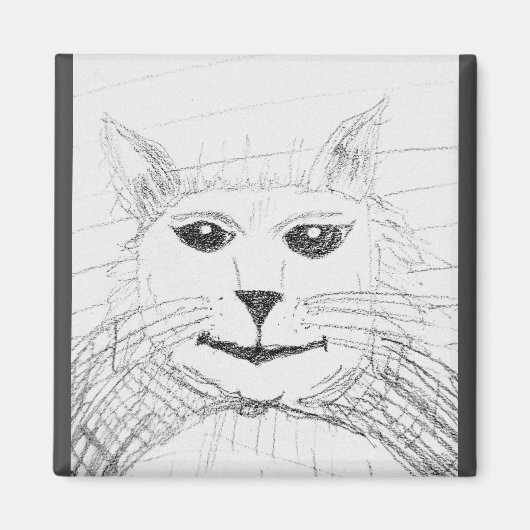 サッシーキャットマグネット マグネット (正面)