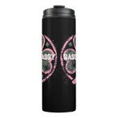 サッシーグランジラッシピンククローバーTシャツ タンブラー (正面)