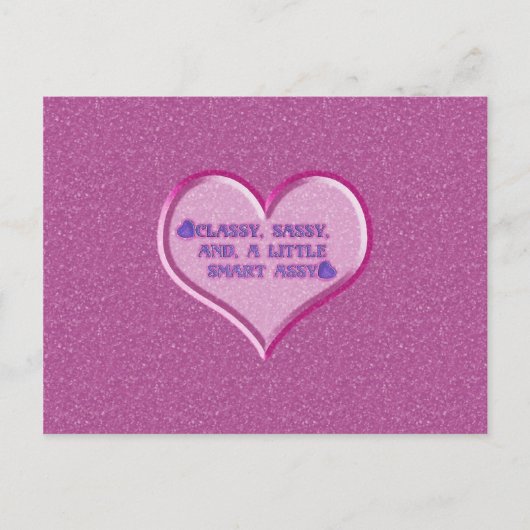 サッシーハート ポストカード (正面)