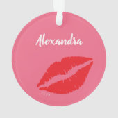 サッシーピンクヴィクセンは私の精霊トナカイオーナメント オーナメント (裏面)