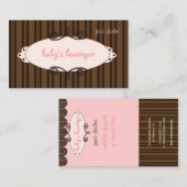 サッシーブティック、名刺 名刺 (正面/裏面)