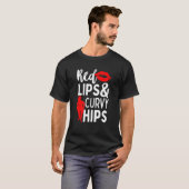 サッシー体ポジティビティ曲線ウィメンズ Tシャツ (正面フル)