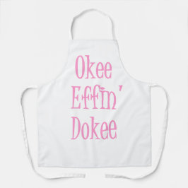 サッシー女おもしろいことわざオーキーエフィンドーキー エプロン