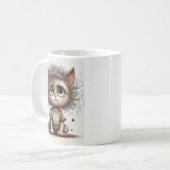 サッシー子猫 コーヒーマグカップ (正面左)