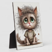 サッシー子猫 フォトプラーク (側面)