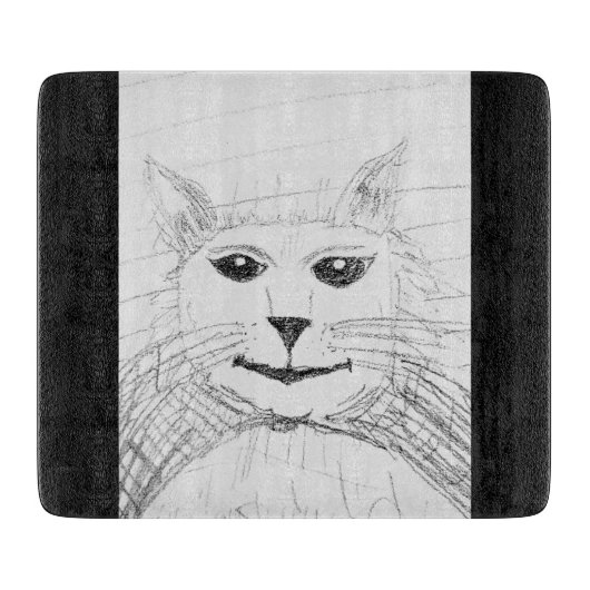サッシー猫のカッティングボード カッティングボード (正面)