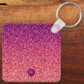 サッシー誕生カスタムグリッタータイポグラフィ キーホルダー (裏面)