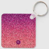 サッシー誕生カスタムグリッタータイポグラフィ キーホルダー (裏面)