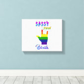 サッシー誕生 キャンバスプリント (インサイチュ (ウッドフロア))