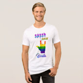 サッシー誕生 トライブレンドTシャツ (正面全面)