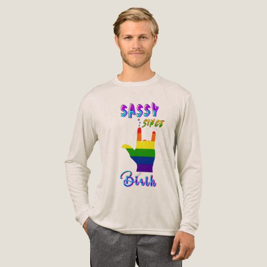 サッシー誕生 トライブレンドTシャツ (正面全体)