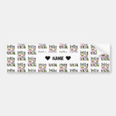 サッシー誕生 バンパーステッカー (正面)