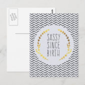 サッシー誕生 ポストカード (正面/裏面)