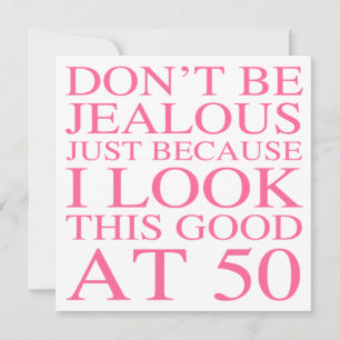 サッシー50誕生日女性用 カード
