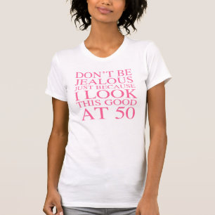 サッシー50誕生日女性用 Tシャツ