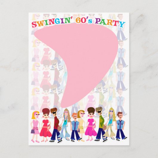 サッシー60代の子供たち！ ポストカード (正面)